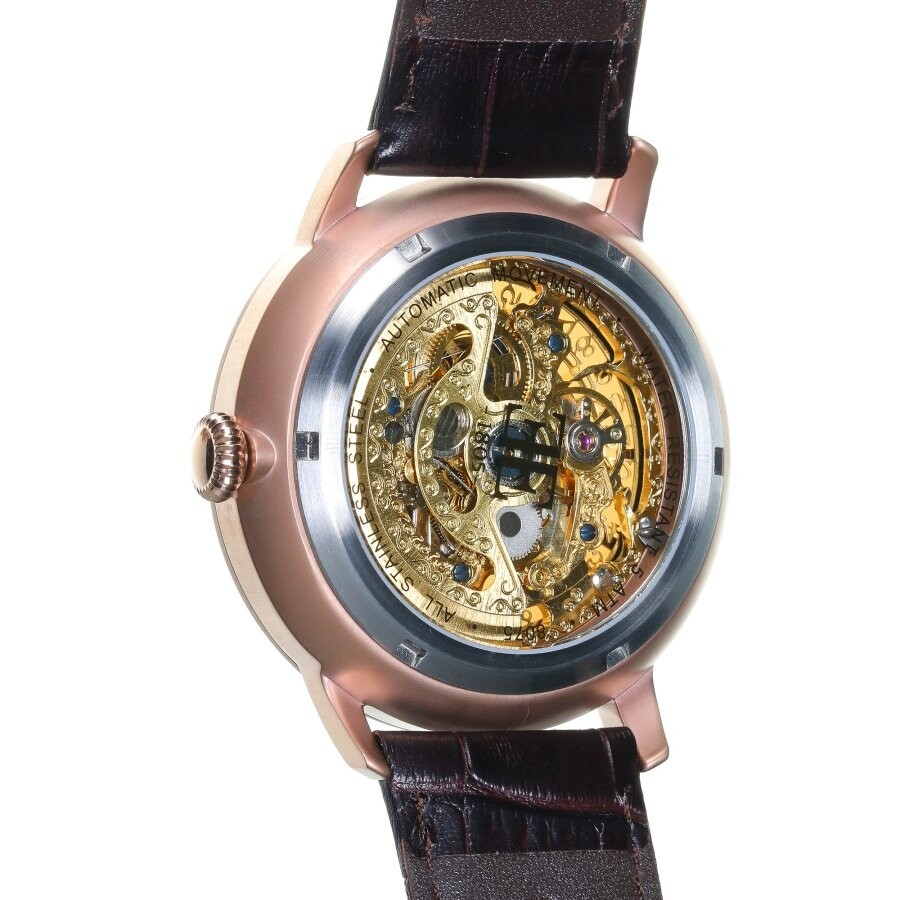 Thomas Earnshaw Vancouver Skeleton Automatic Brown Dial Men's Watch ES807503 Thomas Earnshaw