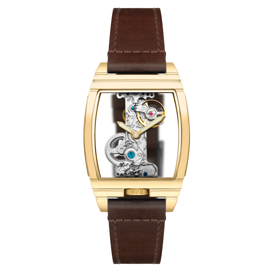 Thomas Earnshaw Wolver Bridge Transparent Dial Men's Watch ES-8299