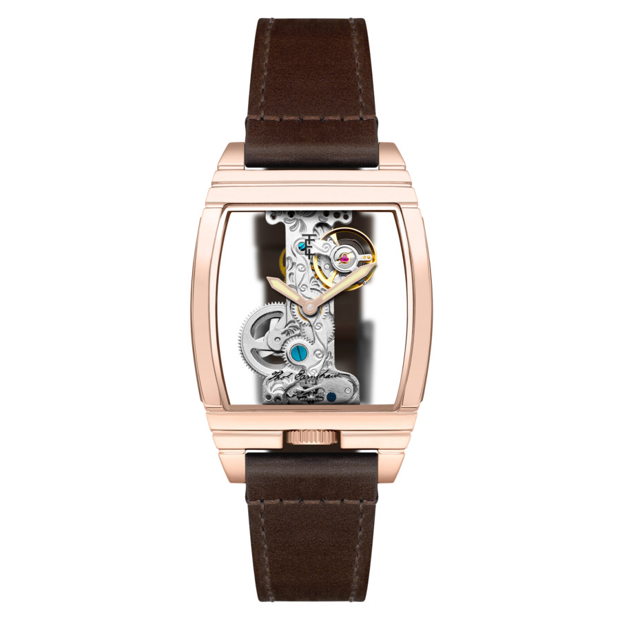 Thomas Earnshaw Wolver Bridge Transparent Dial Men's Watch ES-8299-04