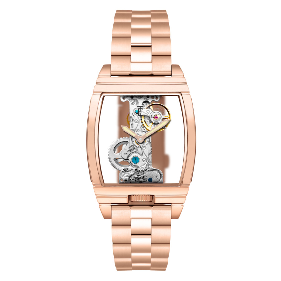 Thomas Earnshaw Wolver Bridge Transparent Dial Men's Watch ES-8299-33