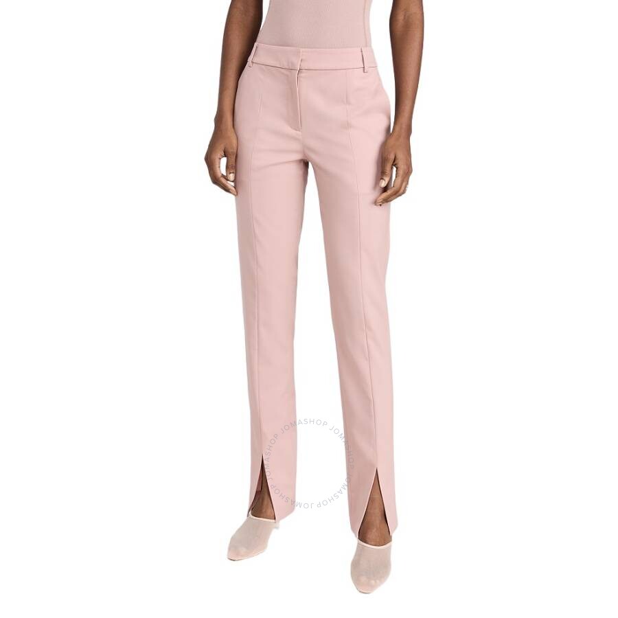 Tibi Toffee Wool-blend Cassius Suiting Slim Pants