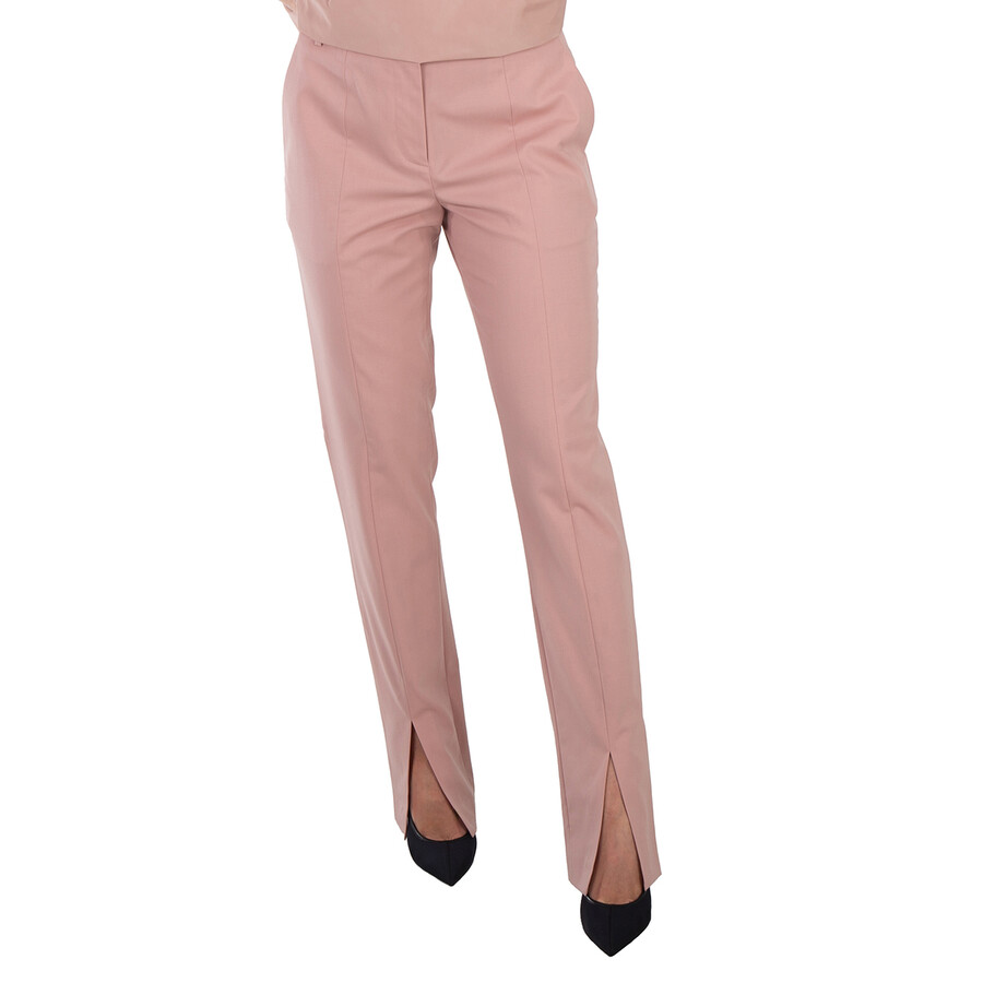 Toffee Wool-Blend Cassius Suiting Slim Pants
