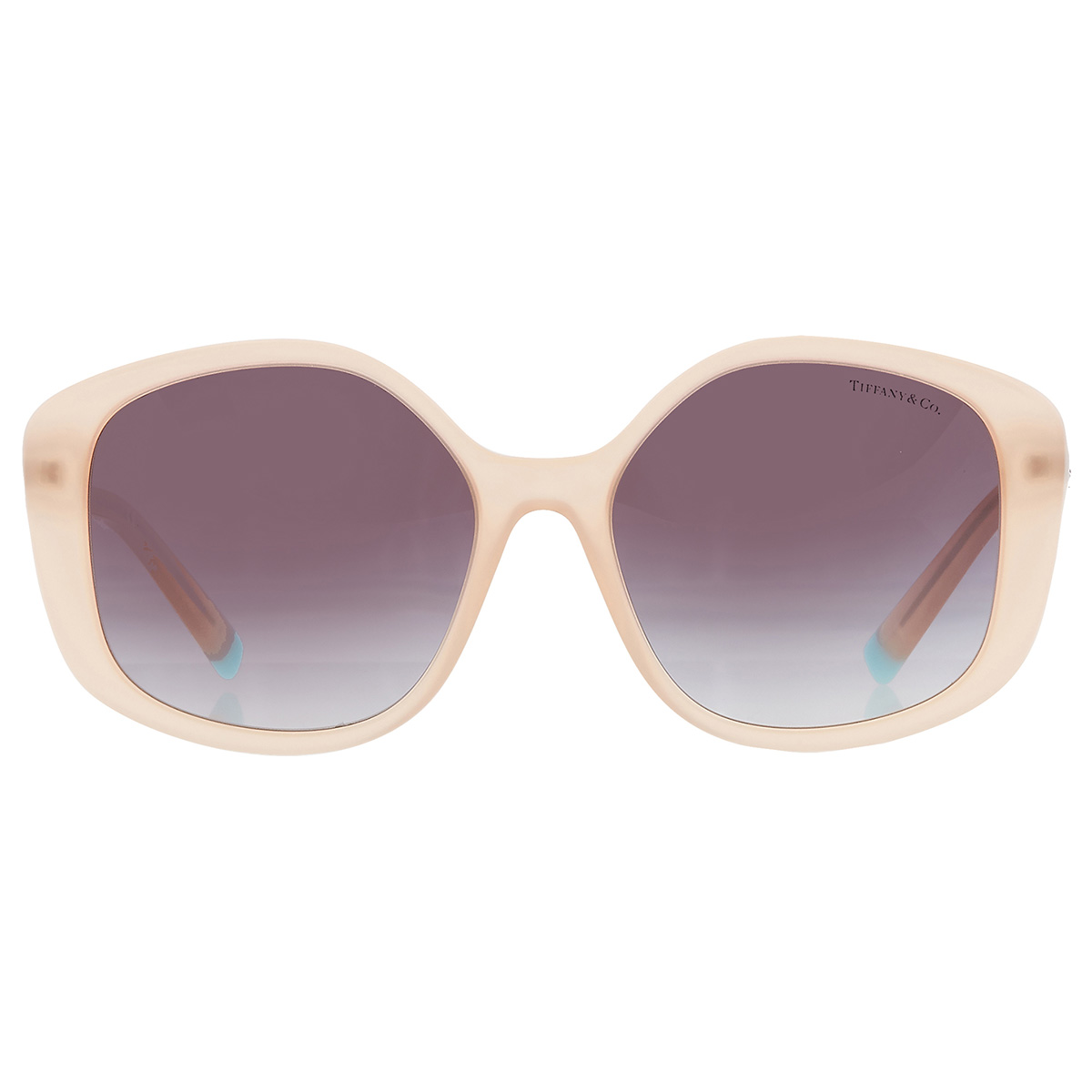 Tiffany & Co. Gray Gradient Irregular Ladies Sunglasses 