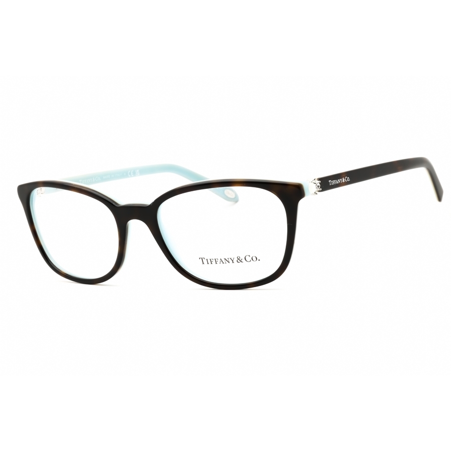 Tiffany & Co Tiffany Ladies Brown Rectangular Eyeglass Frames Tf2109hb