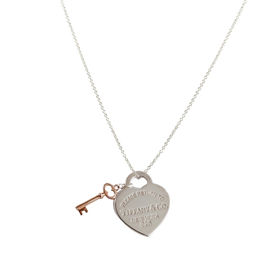 Tiffany heart and key pendant clearance