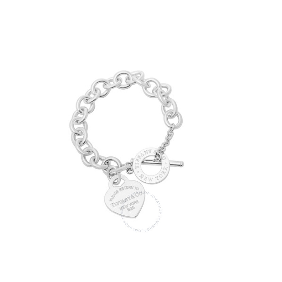 Tiffany Ladies Return To Heart Tag Toggle Bracelet - Return To Tiffany Circle Pendant Tiffany Ladies Return To Heart Tag Toggle Bracelet - Return To Tiffany Circle Pendant