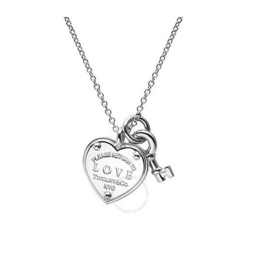 Tiffany Ladies Return To Love Heart Tag Key Pendant - Tiffany Love Heart Tag Key Pendant Tiffany Ladies Return To Love Heart Tag Key Pendant - Tiffany Love Heart Tag Key Pendant