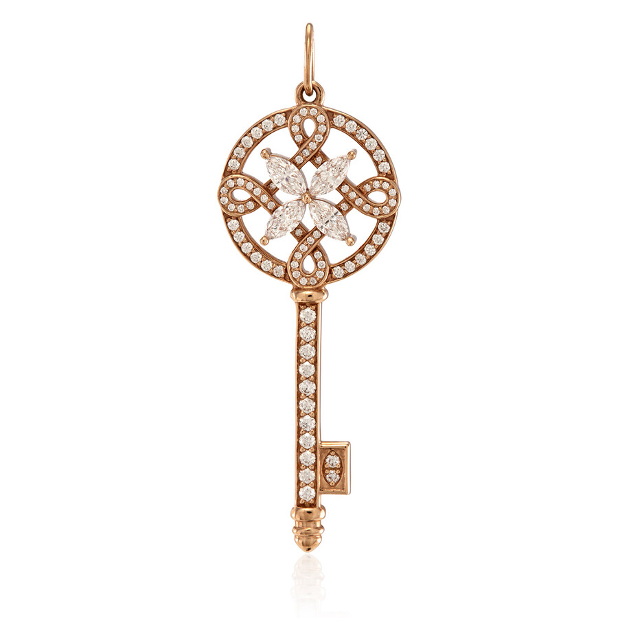 その他 Tiffany & Co. ROSE GOLD Tiffany & Co. 18k Rose Gold Rainbow & Love Pendant Necklace