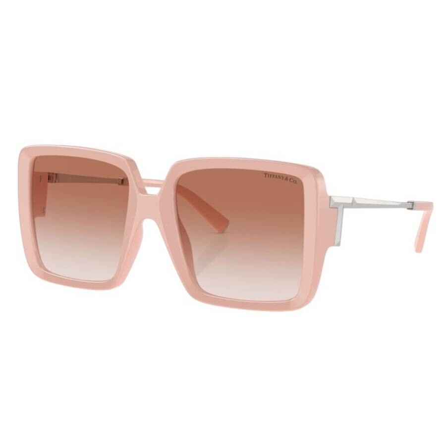 Tiffany & Co Tiffany Shaded Pink Square Ladies Sunglasses Tf 4212u 836713 55 In Brown