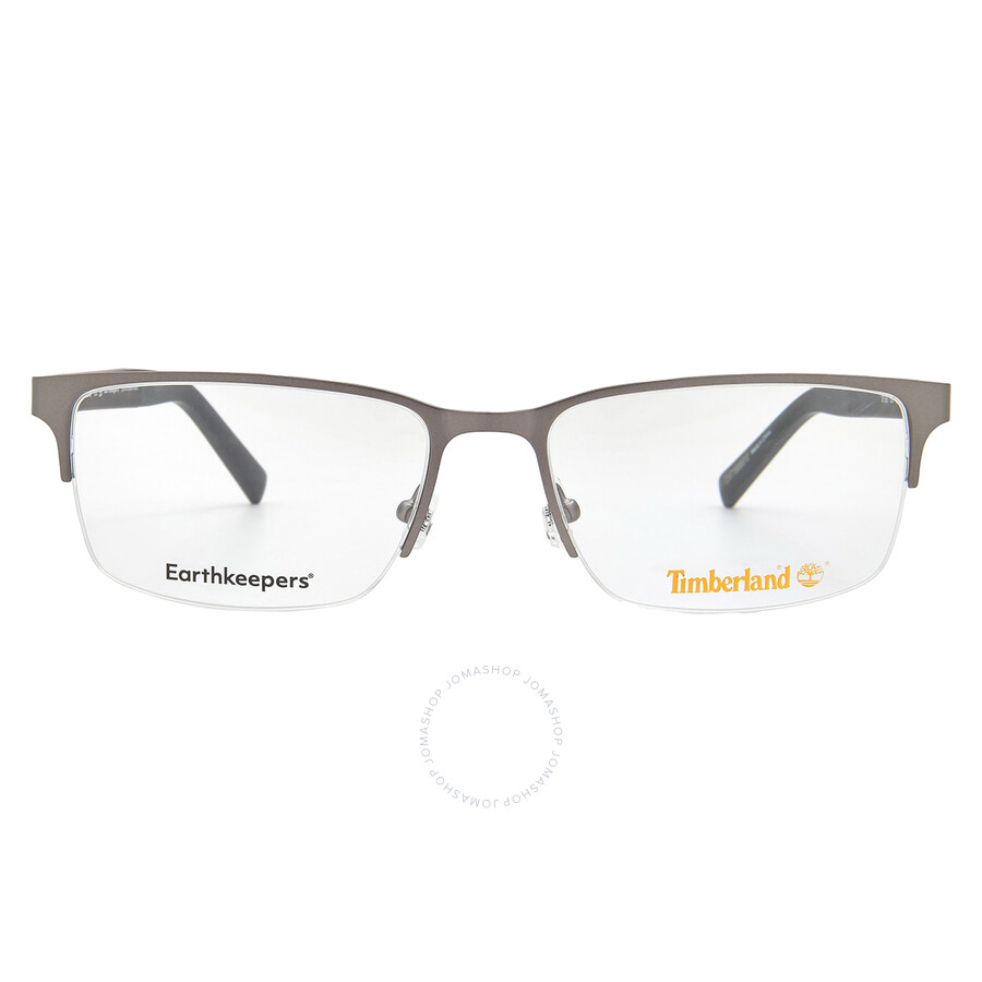 Timberland Demo Rectangular Men's Eyeglasses Tb1585 009 58