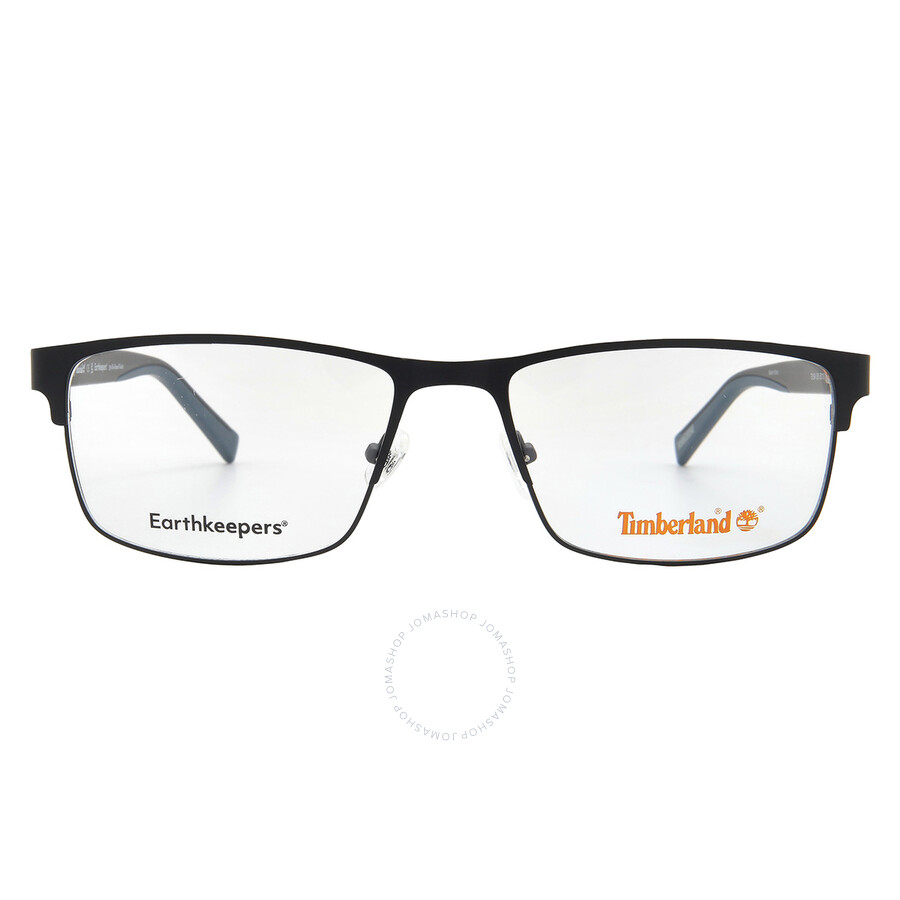 Timberland Demo Rectangular Men's Eyeglasses Tb1594 005 58