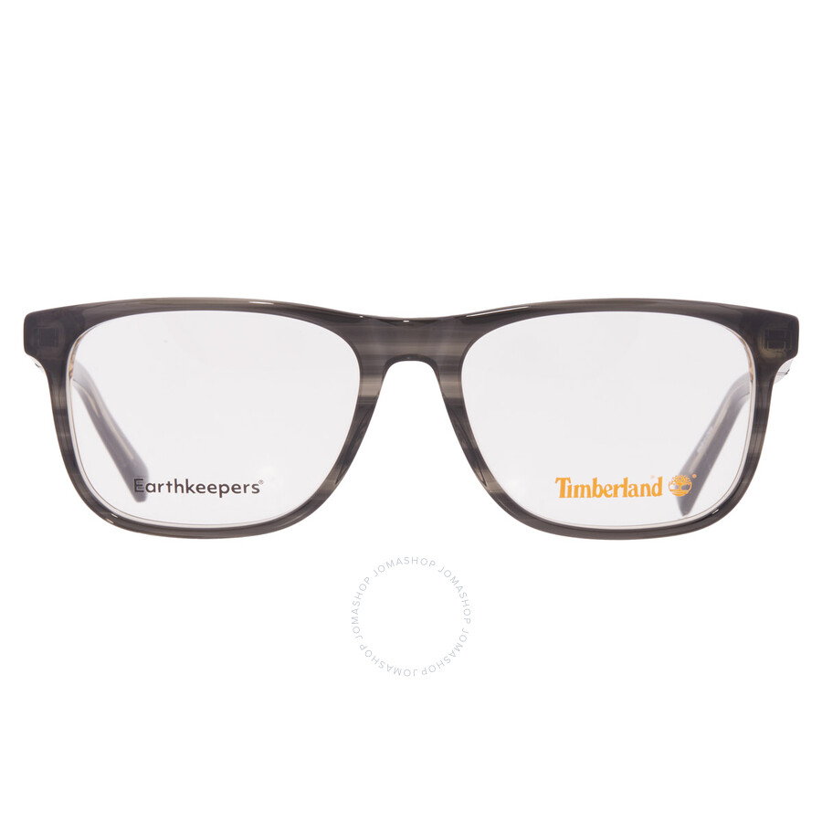 Timberland Demo Rectangular Men's Eyeglasses Tb50022 020 55
