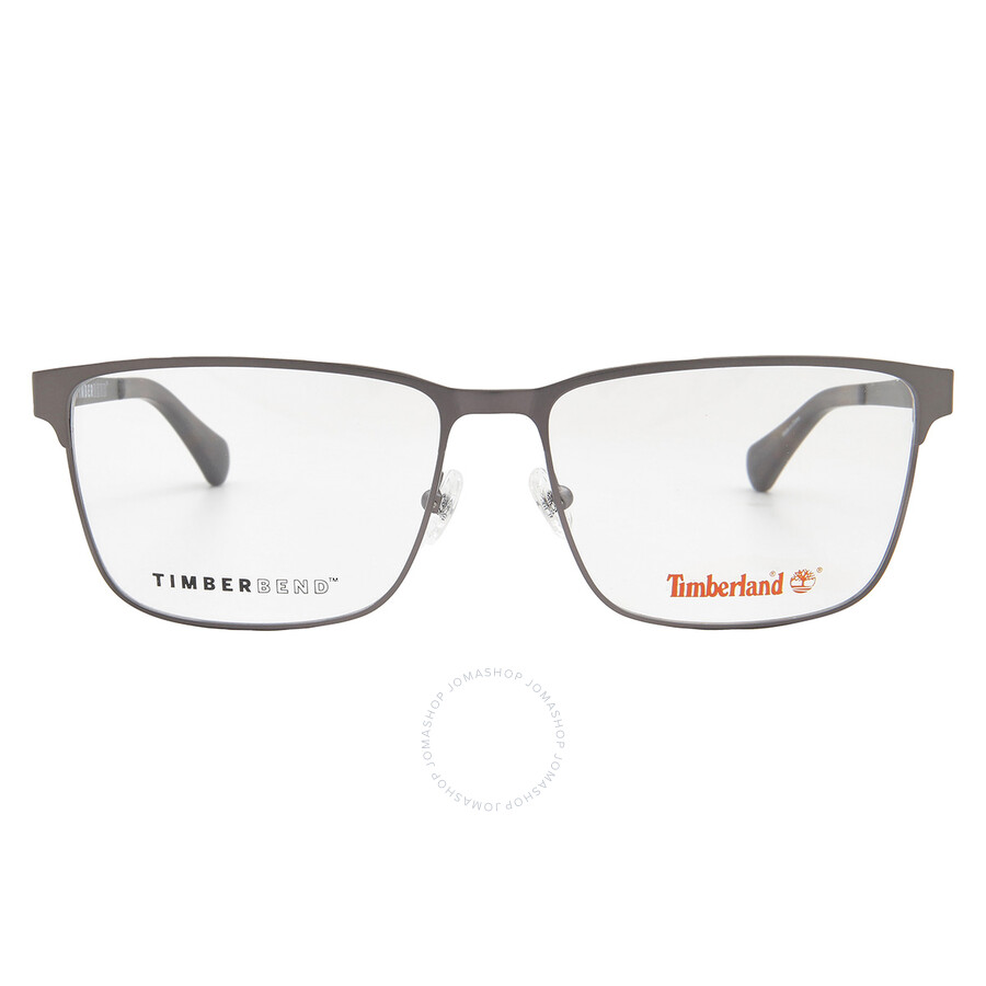 Timberland Demo Rectangular Men's Eyeglasses Tb50036 007 61