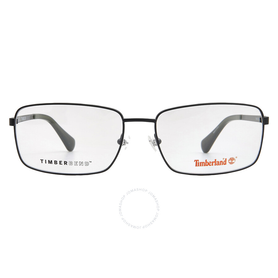 Timberland Demo Rectangular Men's Eyeglasses Tb50038 002 64