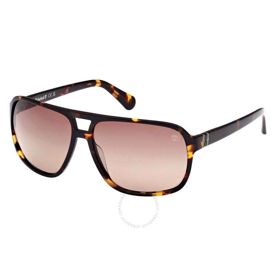 Timberland Polarized Brown Navigator Men's Sunglasses Tb00031 52h 65