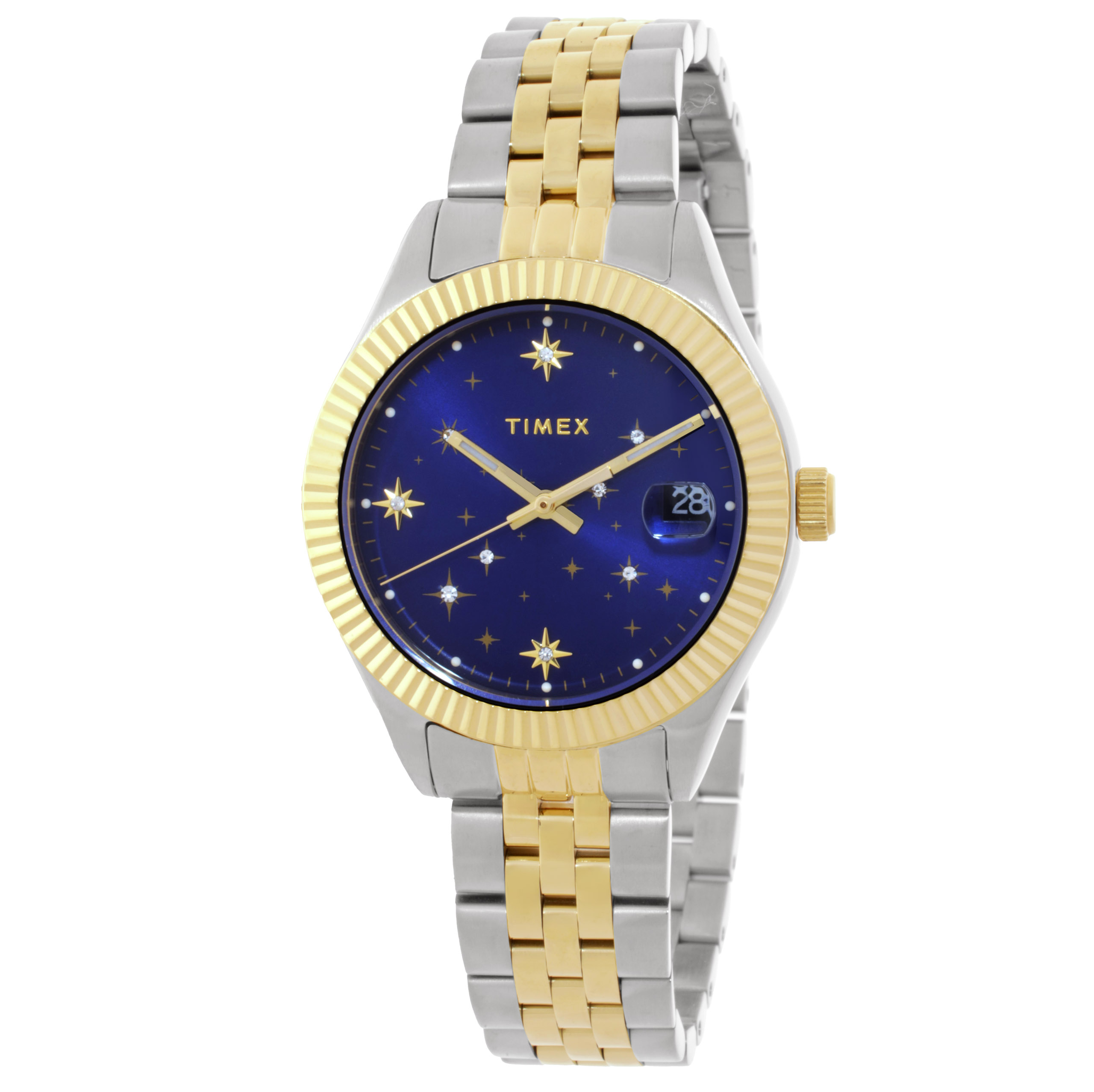 Timex Celestial Legacy Quartz Blue Dial Ladies Watch TW2W21800