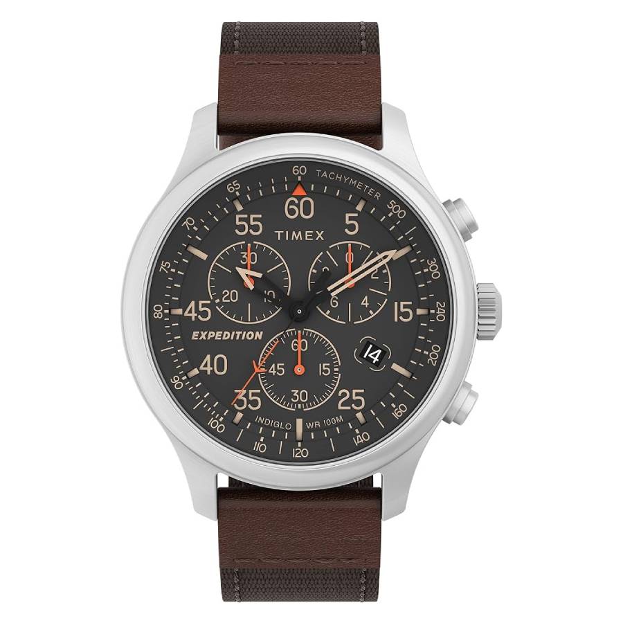 Timex Expedition Field Chronograph Quartz Black Dial Men's Watch TW4B26800