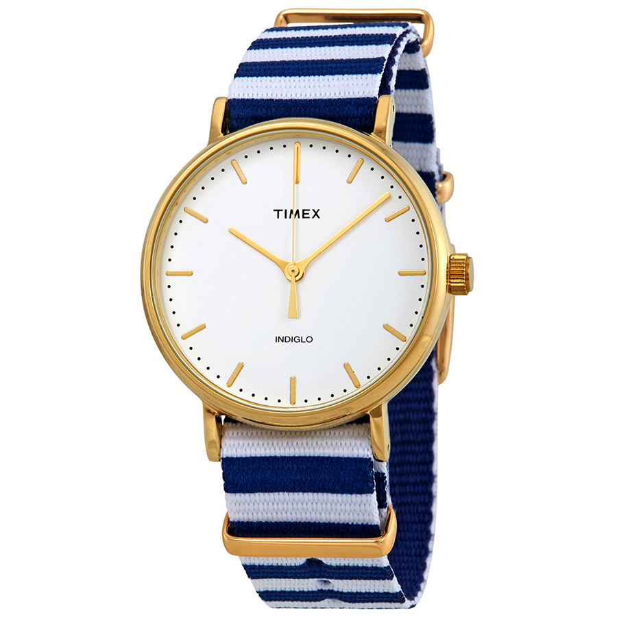 Timex Fairfield White Dial Ladies Watch TW2P91900