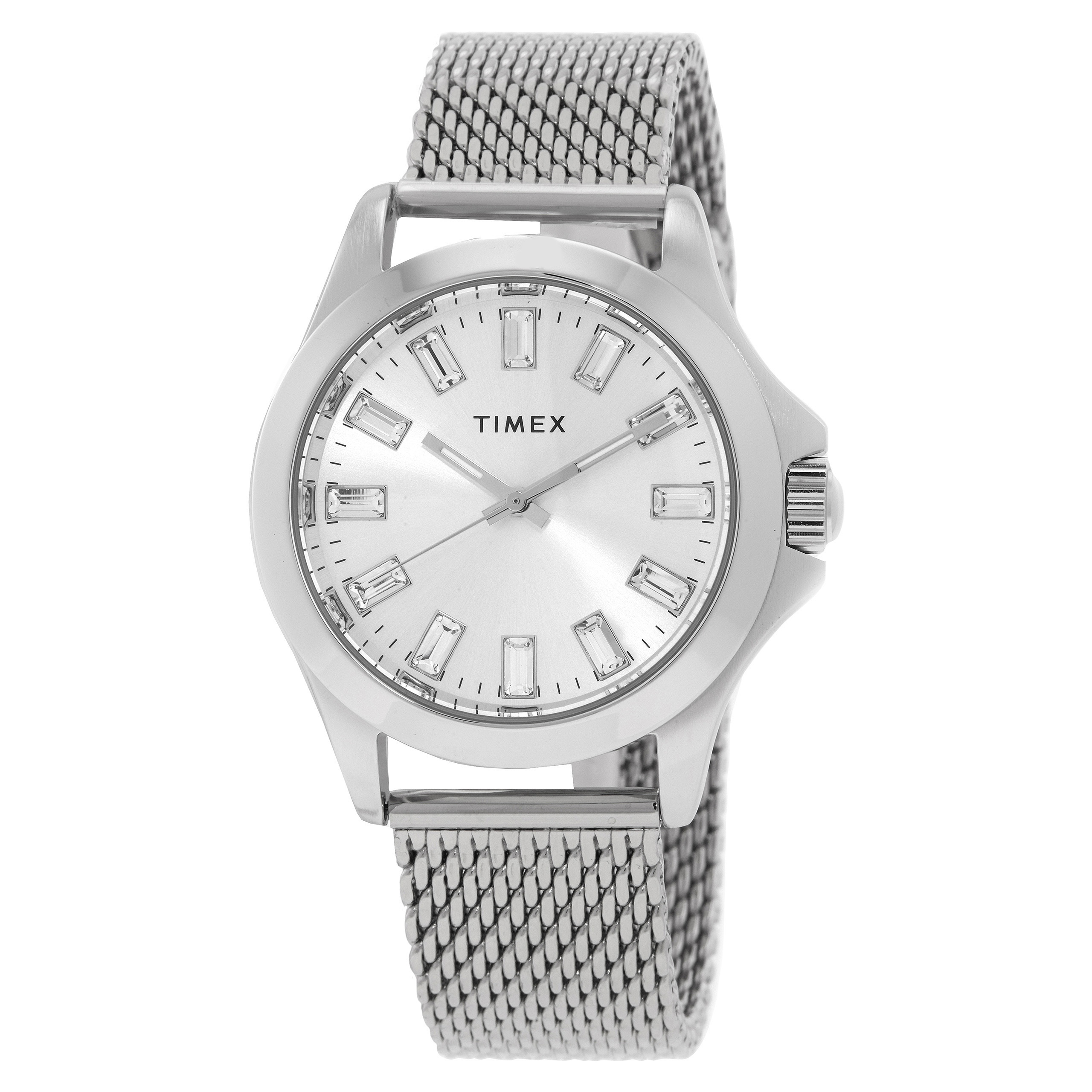 Timex Kaia Quartz Crystal Silver Dial Ladies Watch TWH6Z8810