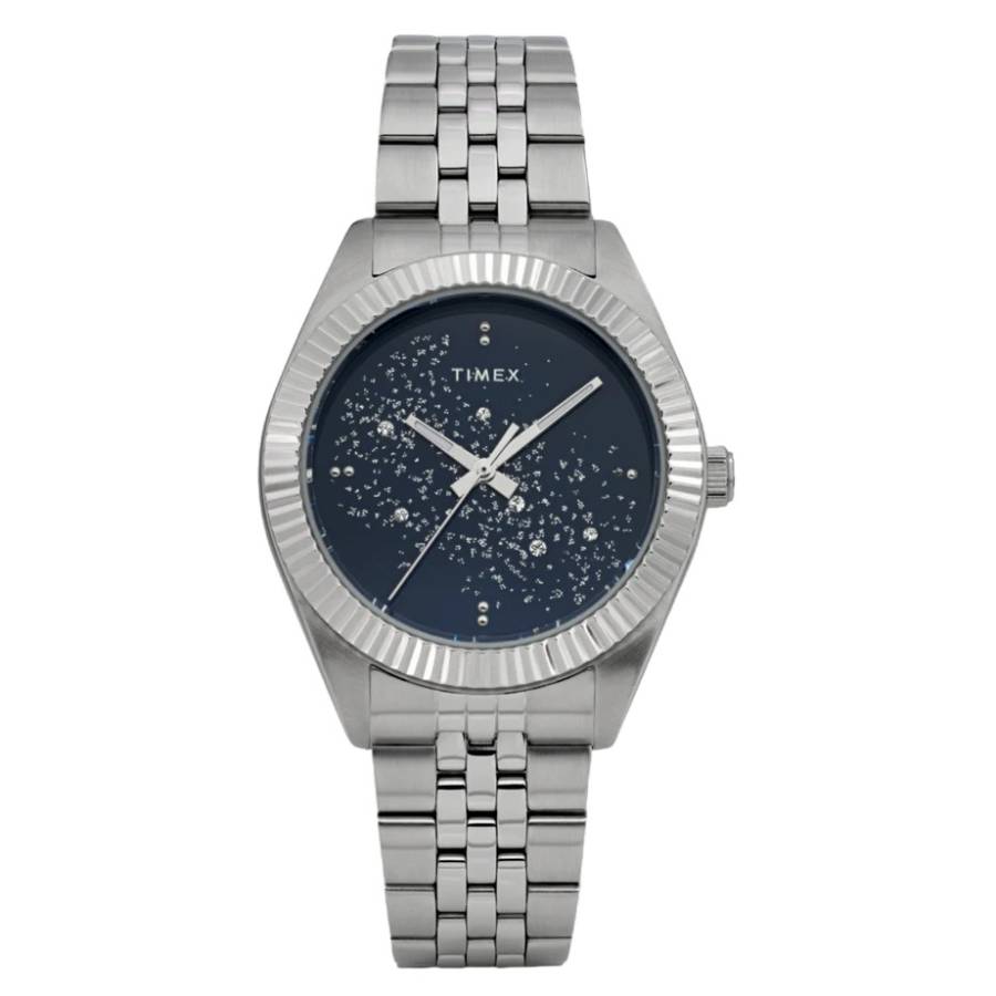 Timex Legacy Celestial Quartz Blue Dial Ladies Watch TW2Y20100