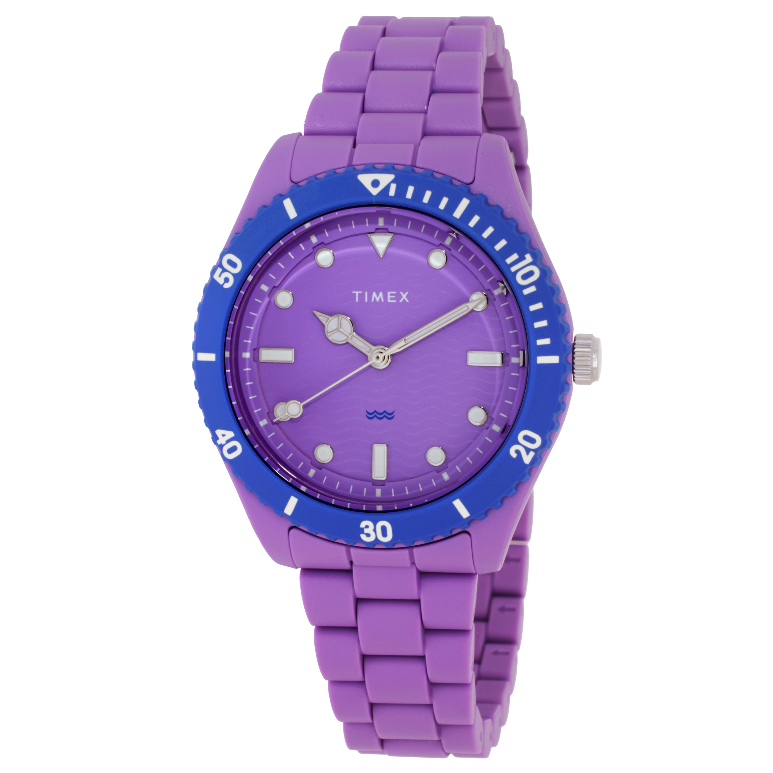 Timex Legacy Quartz Purple Dial Ladies Watch TW2Y04800