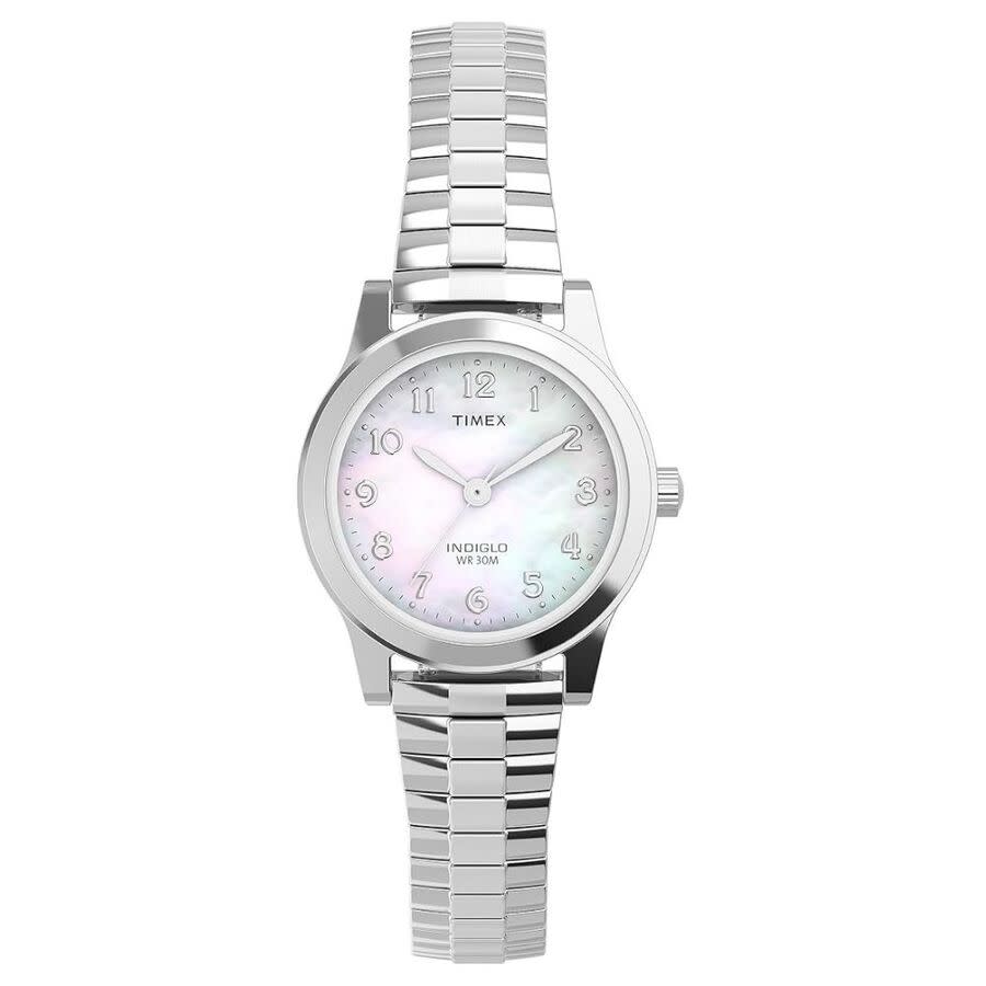 Timex Main Street Quartz White Dial Ladies Watch TWG063500
