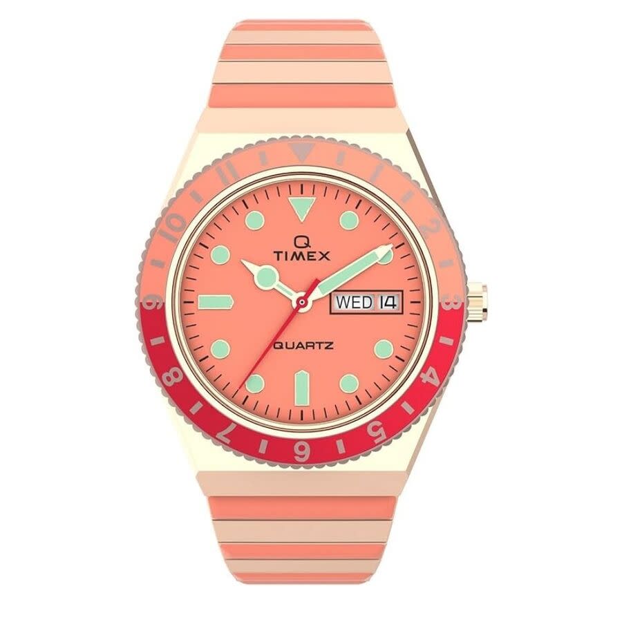 Timex Malibu Quartz Pink Dial Ladies Watch TW2V38600 - Watches