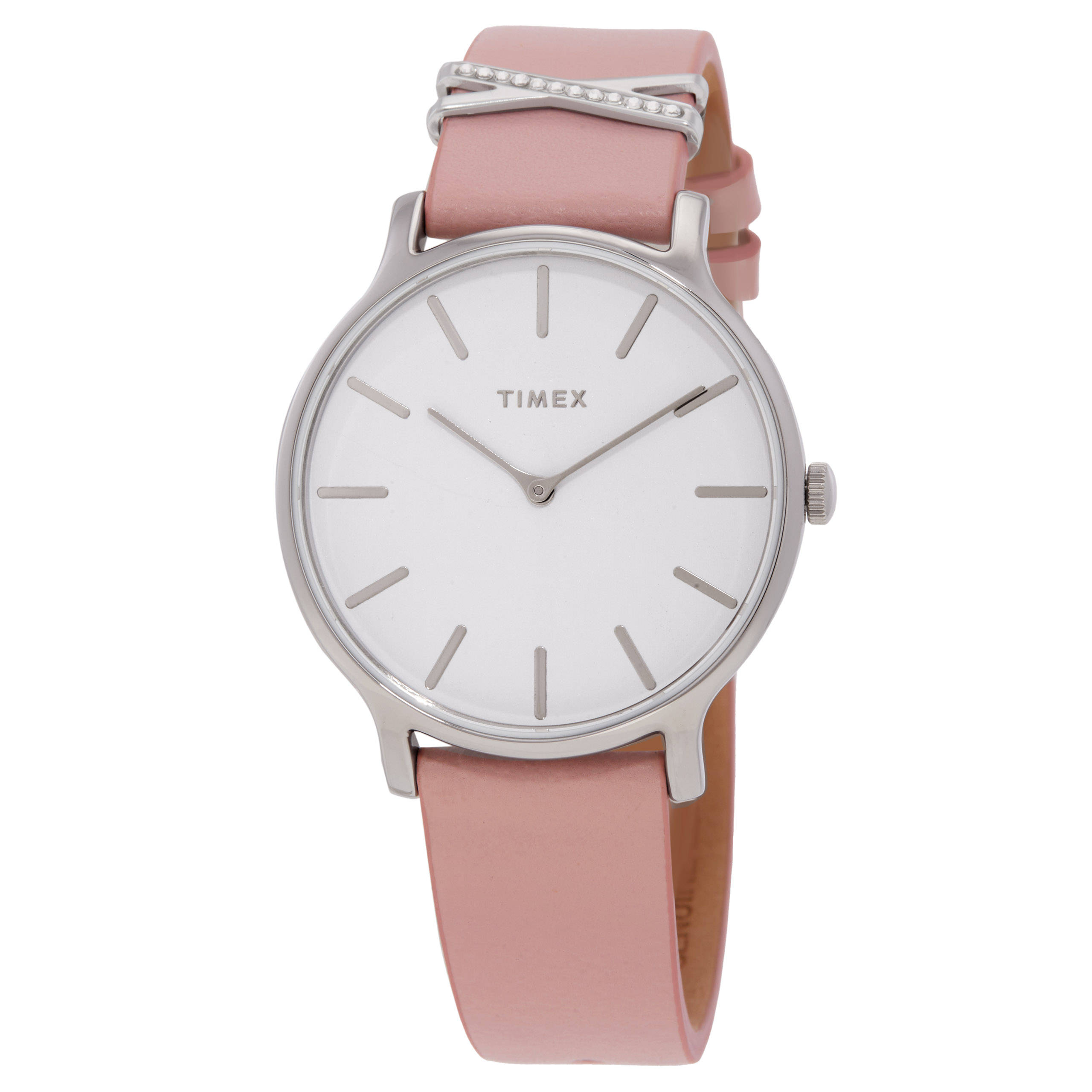 Timex Metropolitian Transcend Quartz White Dial Ladies Watch TW2T47900