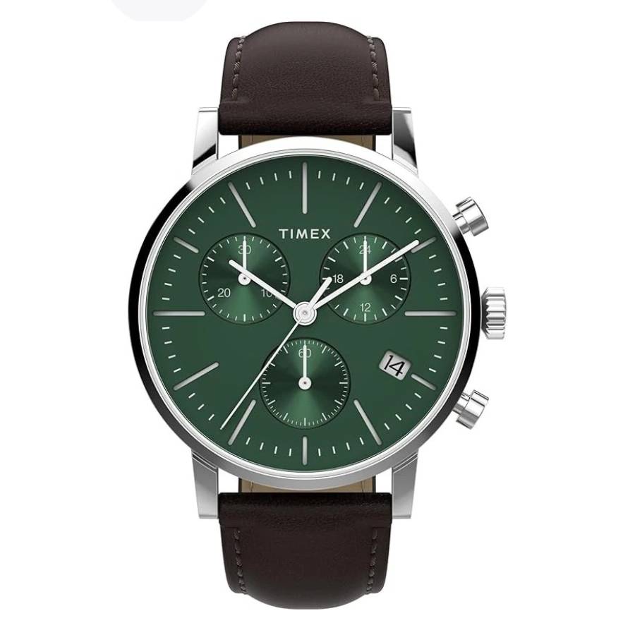 Timex Midtown Chronograph Quartz Green Dial Men's Watch TWH6Z6010