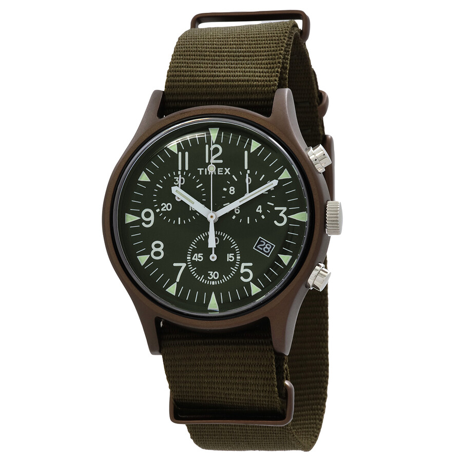 Timex MK1 TW2R67800 クロノグラフ 腕時計 Timex Mens MK1 Chronograph Watch with Fabric Strap TW2R67800
