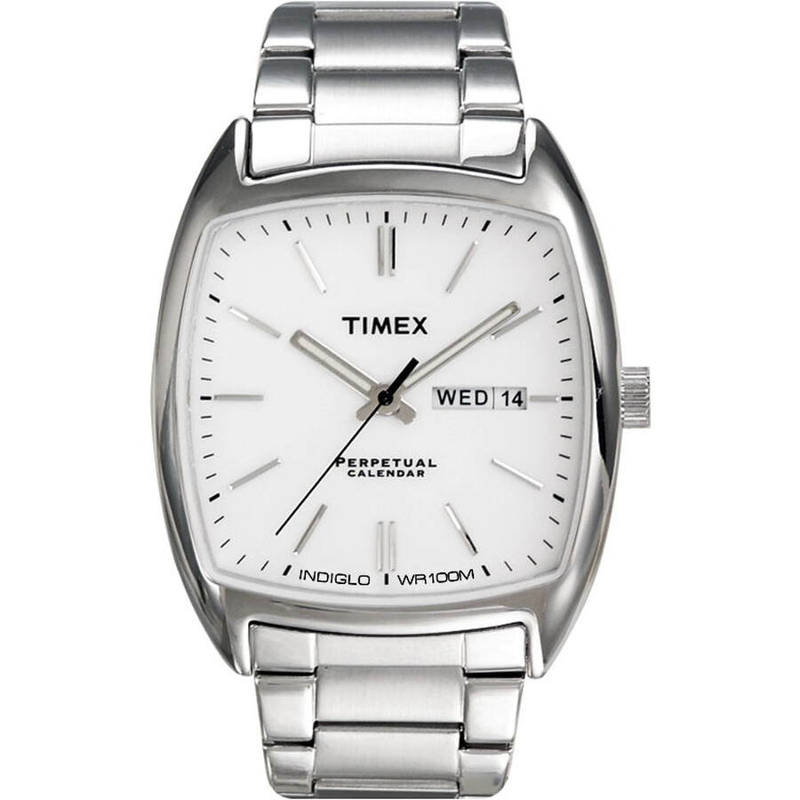 Timex Perpetual Calendar Steel Men's Watch T2D591 0753048131914 - Watches, Perpetual Calendar - Jomashop Timex Perpetual Calendar Steel Men's Watch T2D591 0753048131914 - Watches, Perpetual Calendar - Jomashop