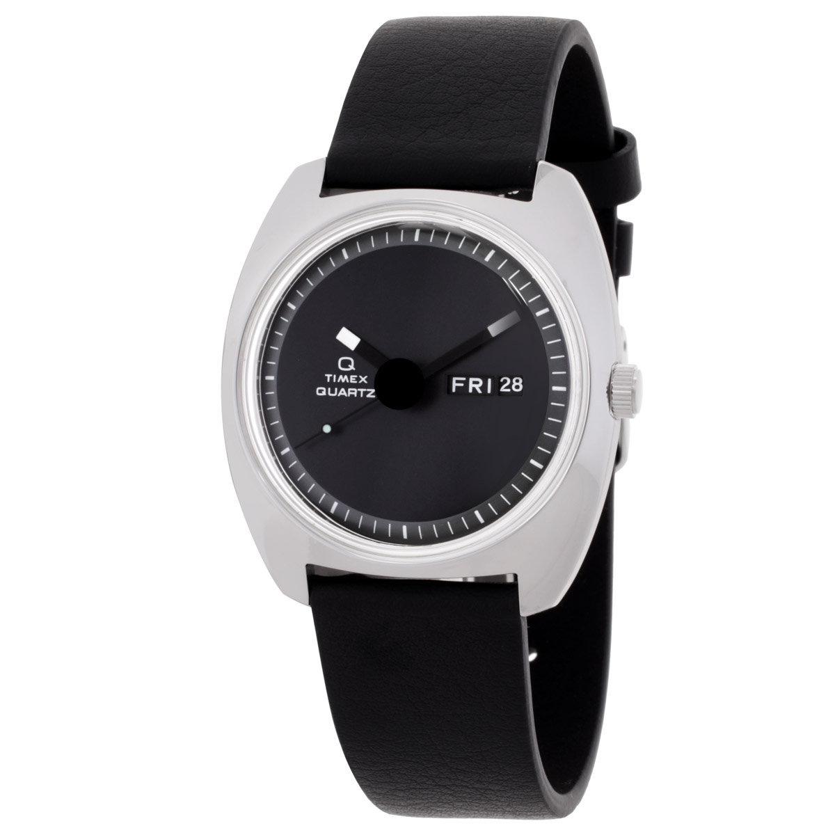 Timex Q 1975 Enigma Quartz Black Dial Watch TW2Y34500 194366435092