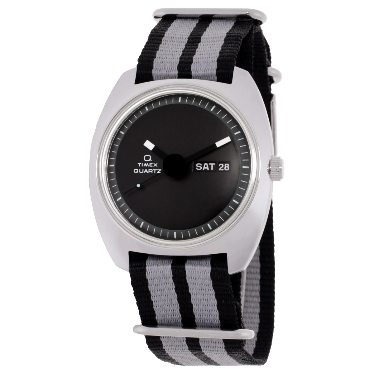 Timex Q 1975 Enigma Quartz Black Dial Watch TW2Y34600 194366435108