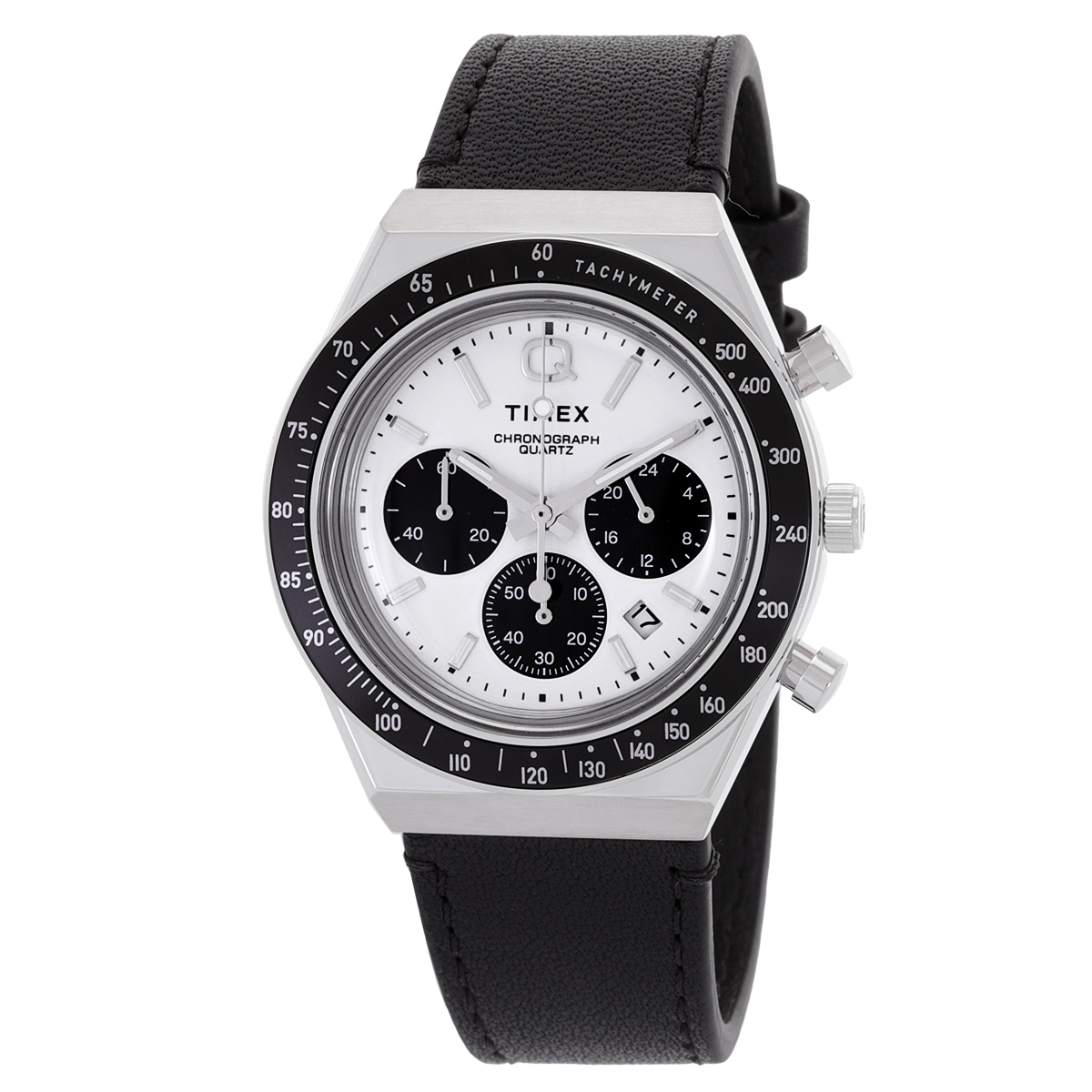 Timex Q Chronograph Quartz White Dial Men's Watch TW2W53400