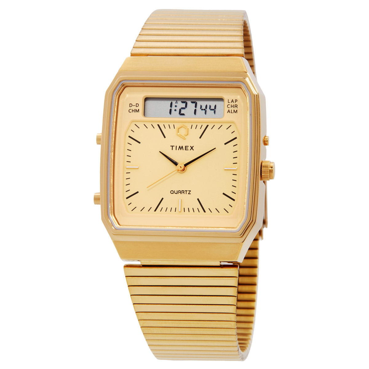 早い者勝ち　中古TIMEX Q ルートビアカラー　おまけ付 Timex Q Timex 1982 Reissue Quartz Analog-Digital Men's Watch