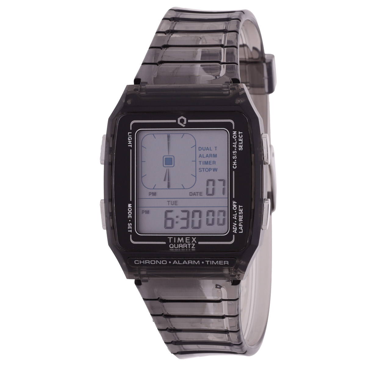 Timex Q Timex LCA Alarm Quartz Digital Unisex Watch TW2W45000VQ