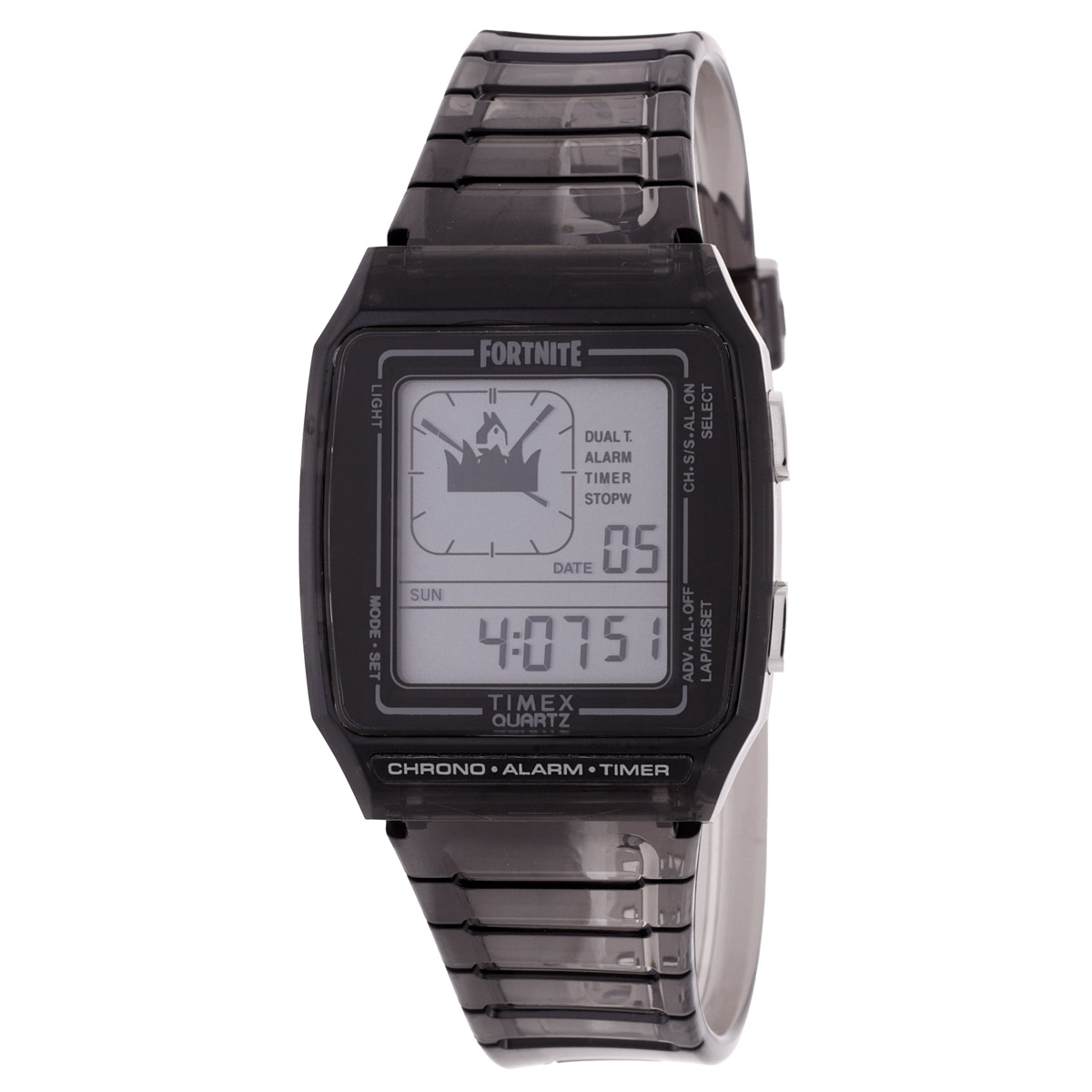 Timex Q Timex LCA x Fortnite Alarm Quartz Digital Unisex Watch TW2W96500