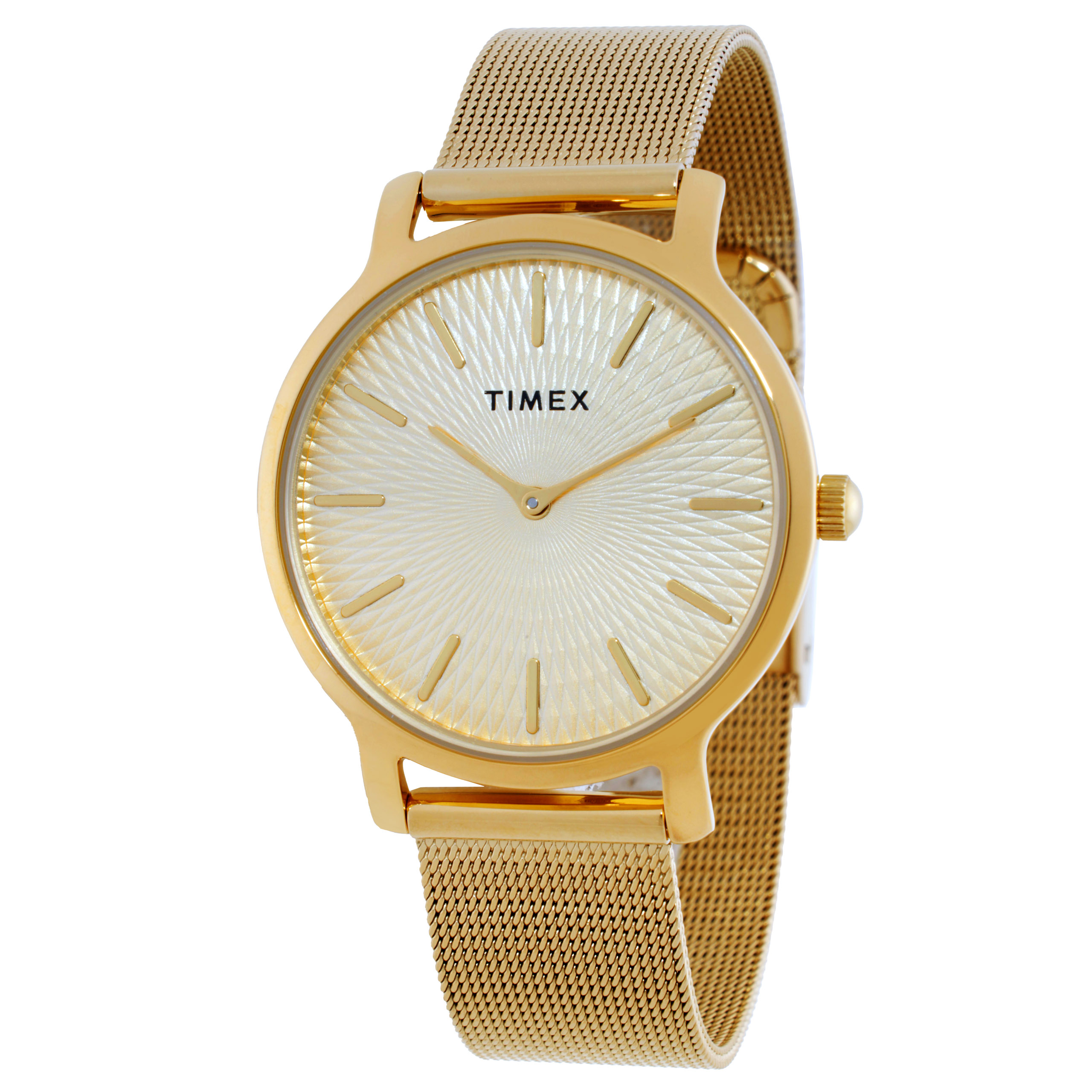 Timex Transcend Quartz Gold Dial Ladies Watch TW2V92800