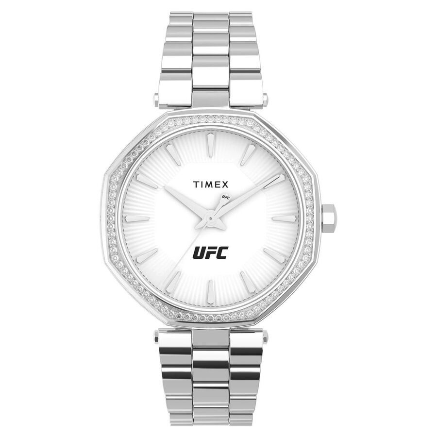 Timex Ufc Jewel Quartz White Dial Ladies Watch TW2V83200