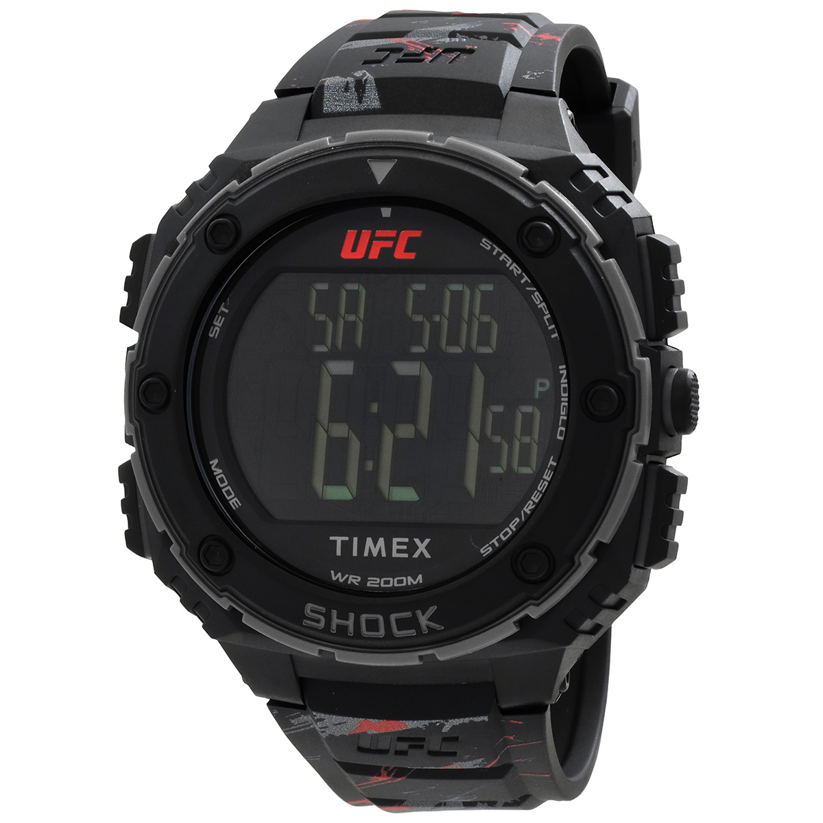 Timex UFC Shock XL Fight Week Quartz Digital Men's Watch TW2V85100JR ...