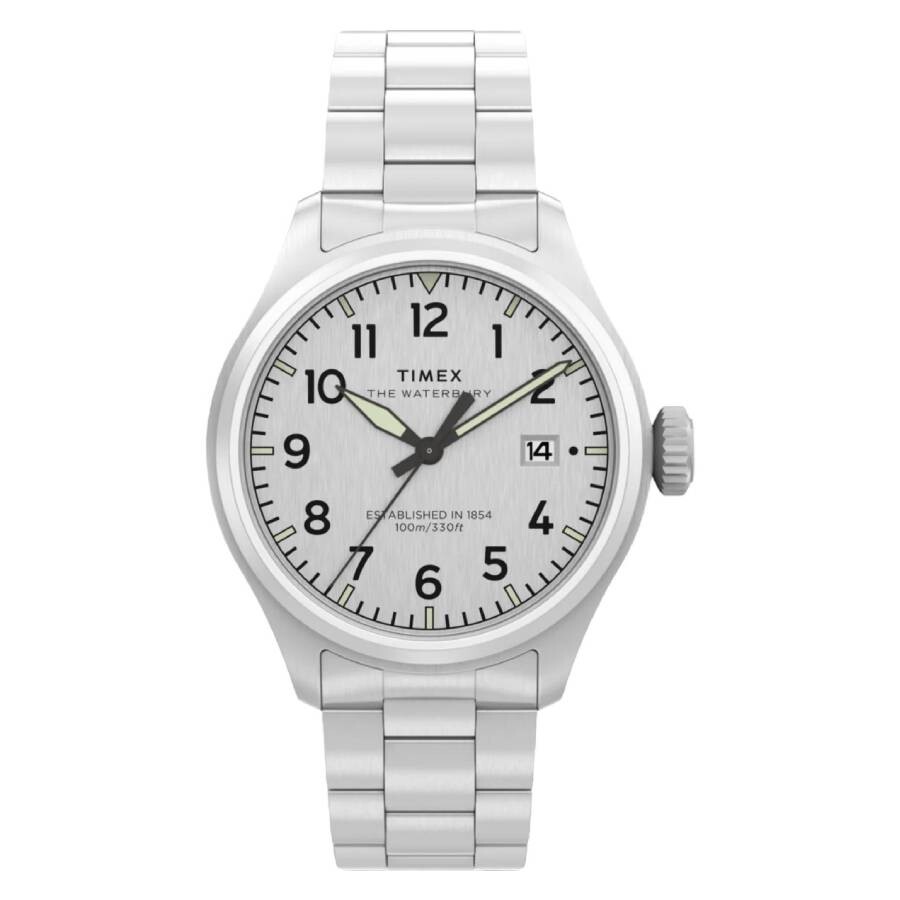Timex Waterbury Ace Quartz Silver Dial Men's Watch TW2Y18800
