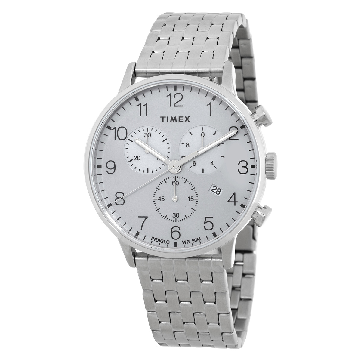Timex Waterbury Chronograph Quartz Silver Dial Men's Watch