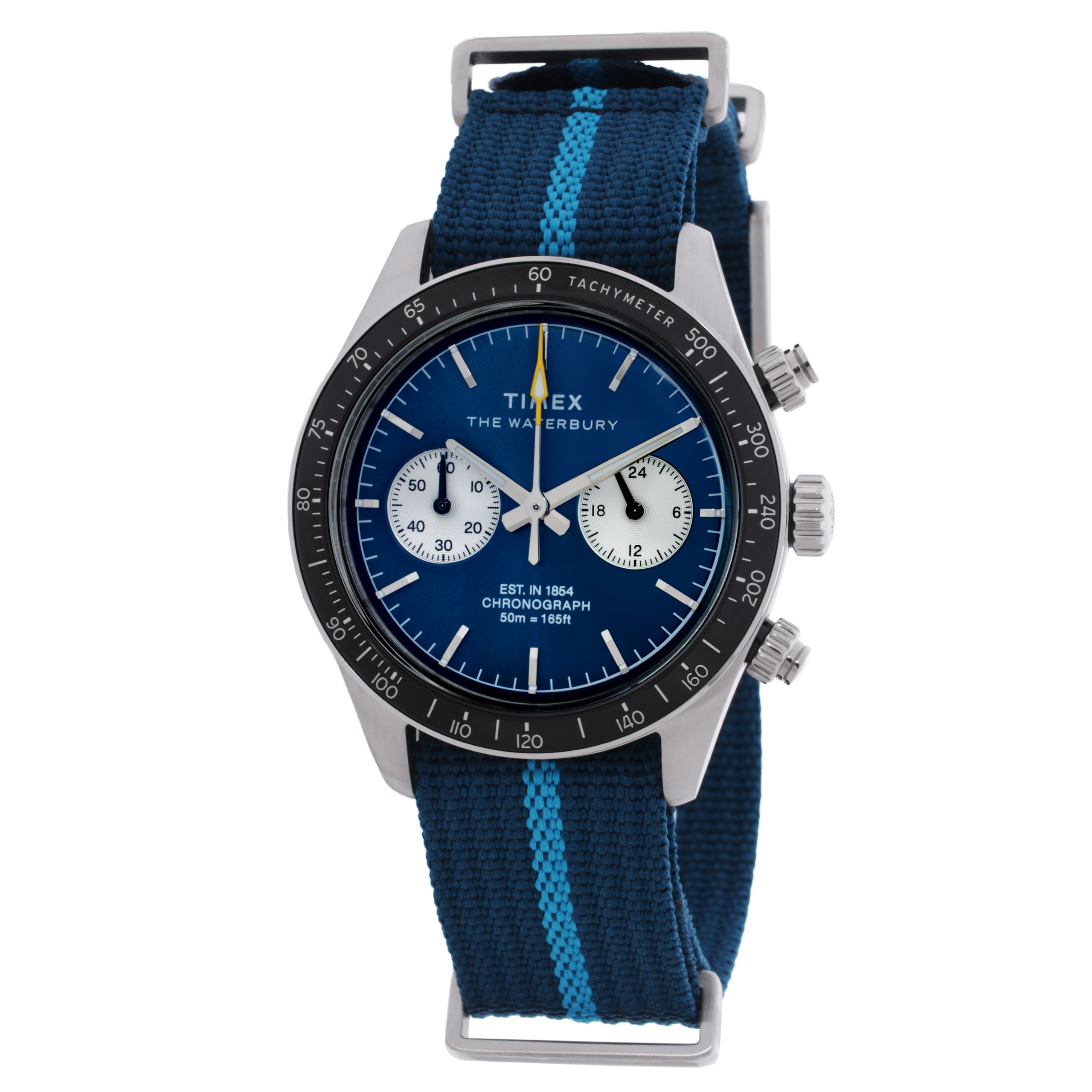 Timex Waterbury Heritage Chronograph Quartz Blue Dial Men's Watch TW2Y39000