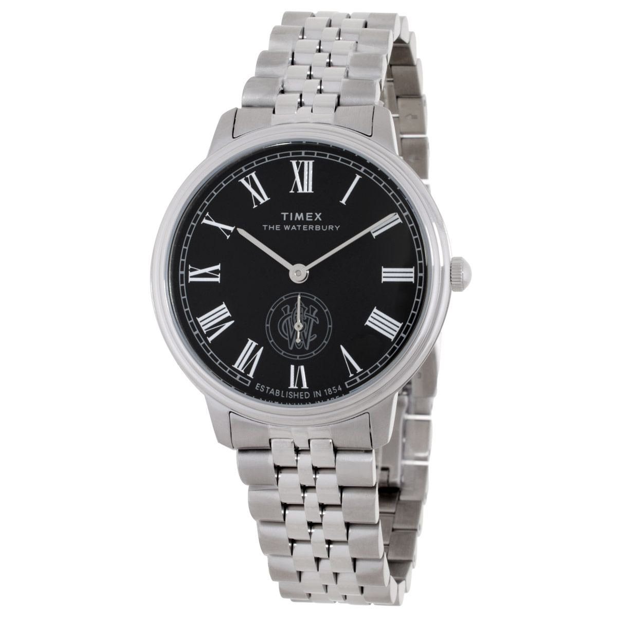 Timex Waterbury Metropolitan Quartz Black Dial Watch TW2Y23300