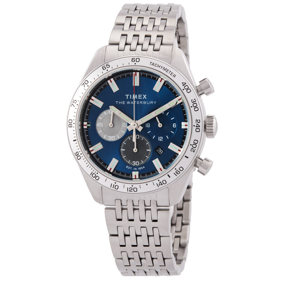 Timex Waterbury Traditional Chronograph Quartz Blue Dial Men's