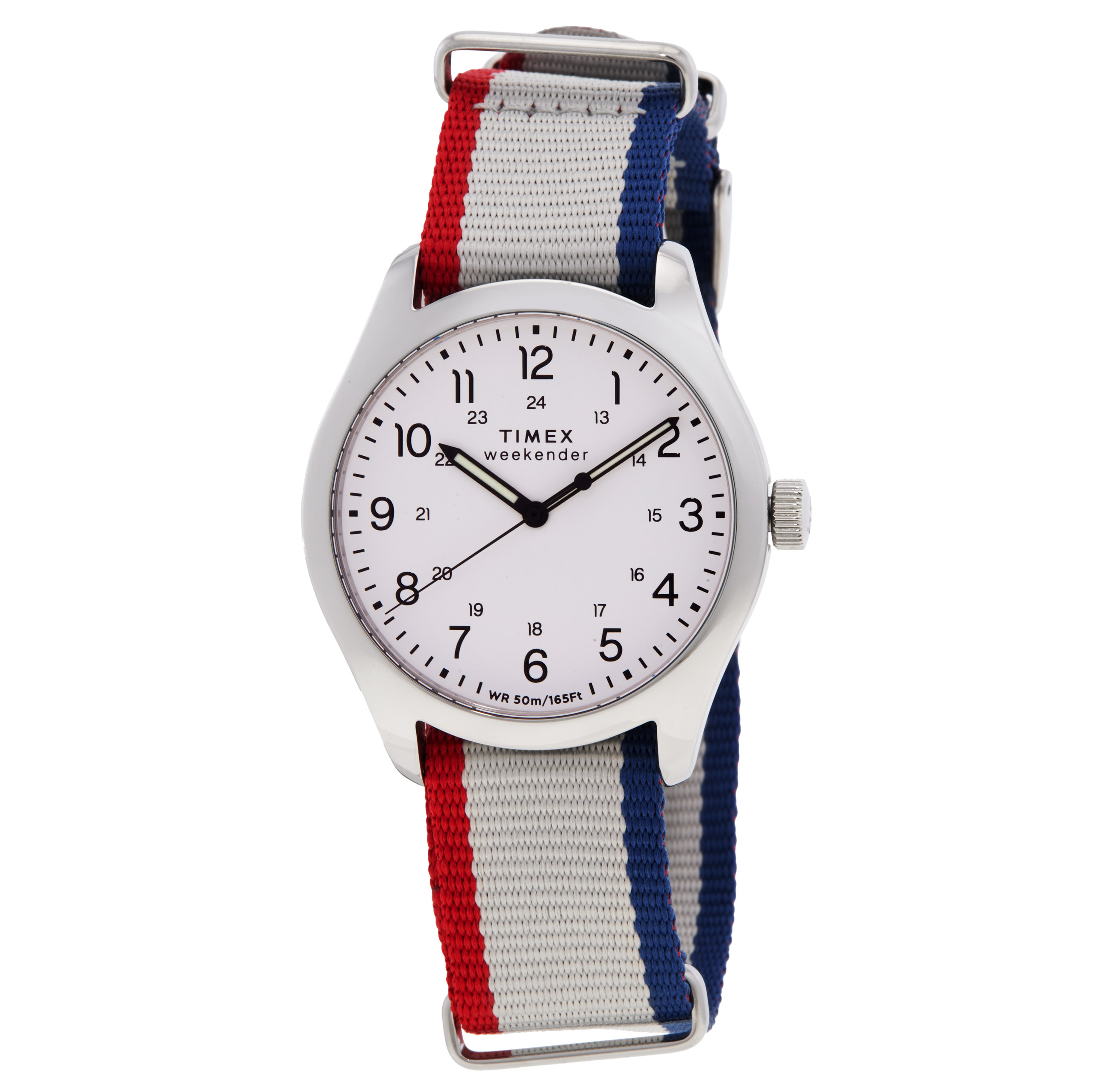 Timex Weekender Quartz White Dial Men's Watch TW2Y15500