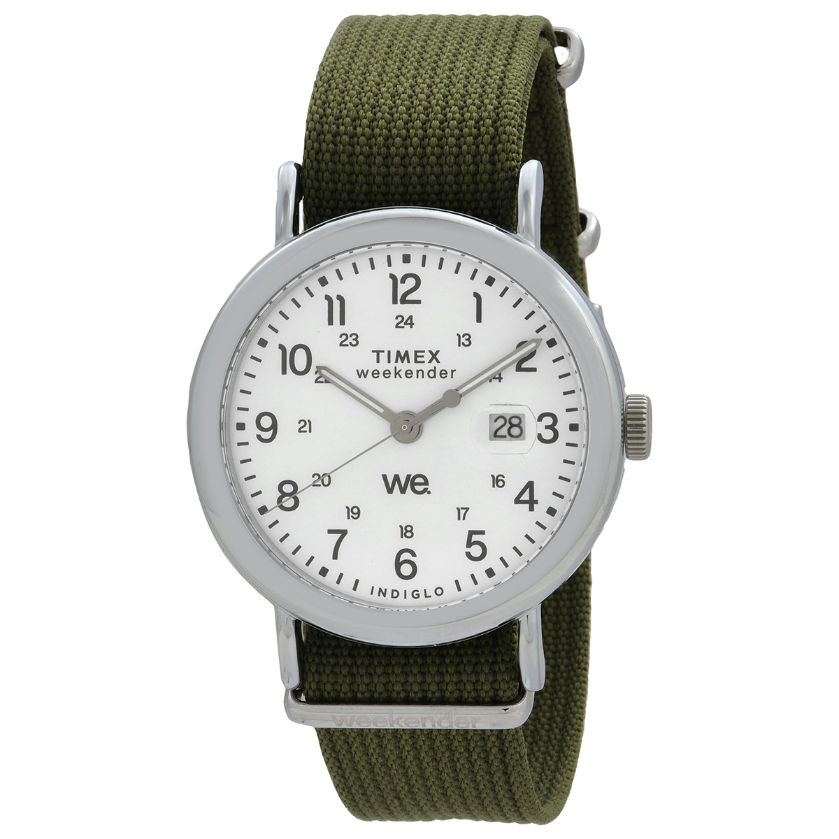 Timex Weekender Quartz White Dial Watch TW2W86000