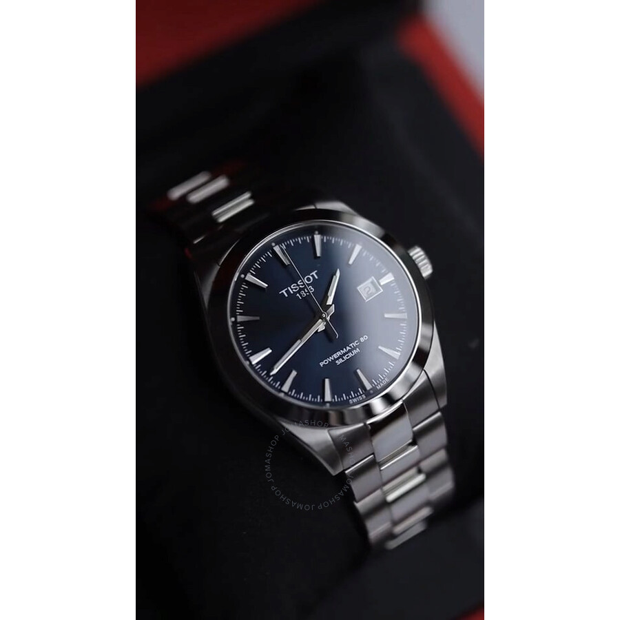 Tissot Gentleman Powermatic 80 Automatic Blue Dial Men's