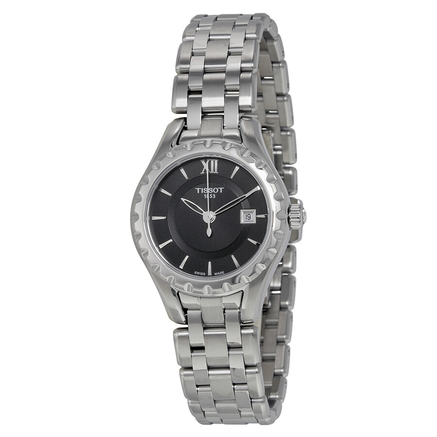 Tissot Lady Black Dial Stainless Steel Ladies Watch T0720101105800 T072