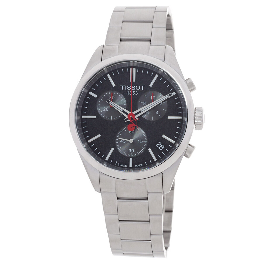 Tissot PR 100 Chronograph Quartz Black Dial Men's Watch